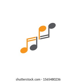 Music note Icon Vector illustration design