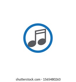 Music note Icon Vector illustration design