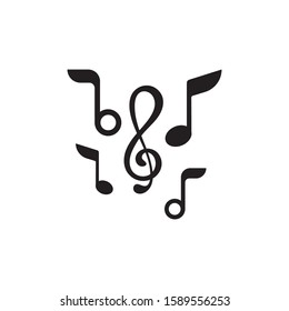 Music note Icon Vector illustration EPS10