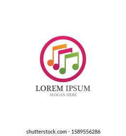 Music note Icon Vector illustration EPS10