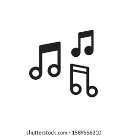 Music note Icon Vector illustration EPS10