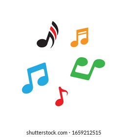 music note icon vector illustration design