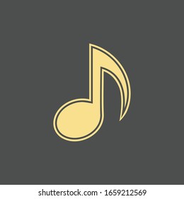 music note icon vector illustration design