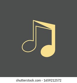 music note icon vector illustration design