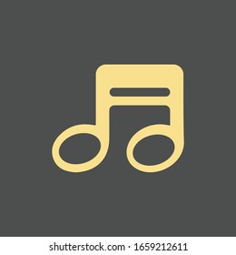 music note icon vector illustration design