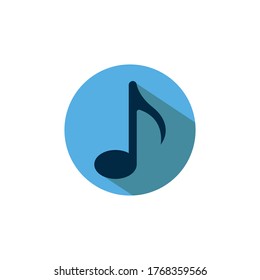 music note icon vector illustration design