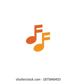 Music note Icon Vector illustration design