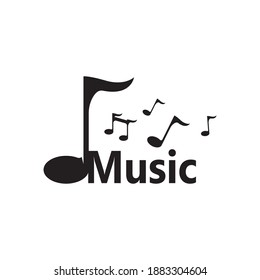 Music note Icon Vector illustration design