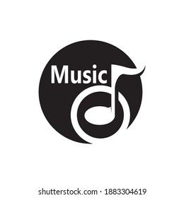 Music note Icon Vector illustration design