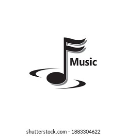 Music note Icon Vector illustration design