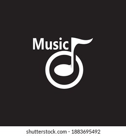 Music note Icon Vector illustration design