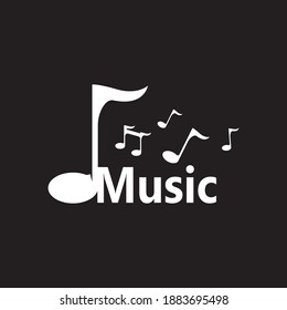 Music note Icon Vector illustration design