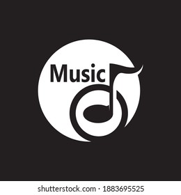 Music note Icon Vector illustration design