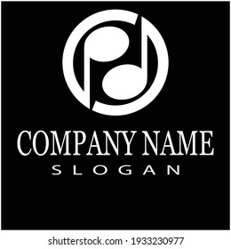 Music note Icon Vector illustration design