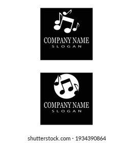 Music note Icon Vector illustration design