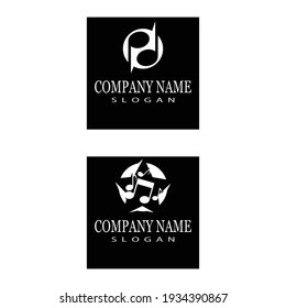 Music note Icon Vector illustration design