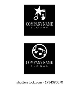 Music note Icon Vector illustration design