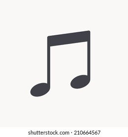 music note icon , vector illustration