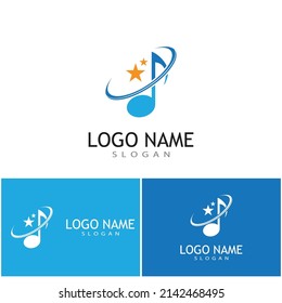 Music note Icon Vector illustration design