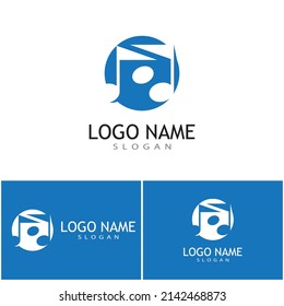Music note Icon Vector illustration design