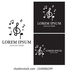Musiktitel - Vektorgrafik-Design