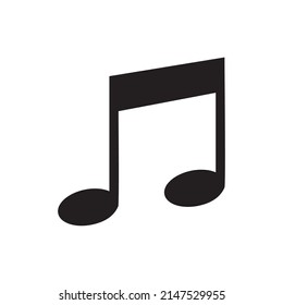 music note icon vector illustration sign