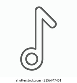 music note icon, note vector, music illustration