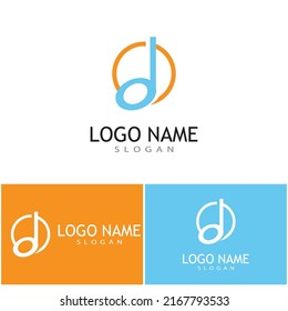 Music note Icon Vector illustration design