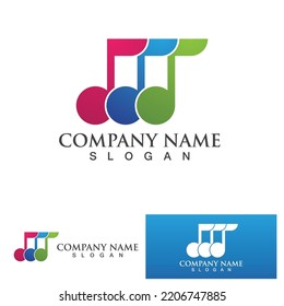 Music note Icon Vector illustration design