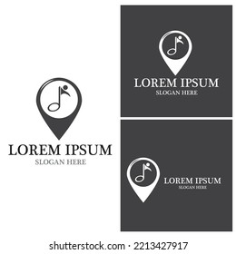 Music note Icon Vector illustration design