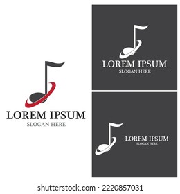 Music note Icon Vector illustration design