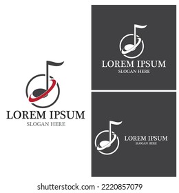 Music note Icon Vector illustration design