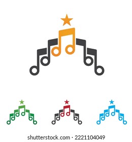 Musiktitel - Vektorgrafik-Design
