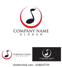 Music note Icon Vector illustration design