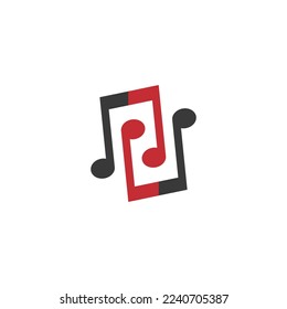 Music note Icon Vector illustration design