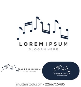 Music note Icon Vector illustration design