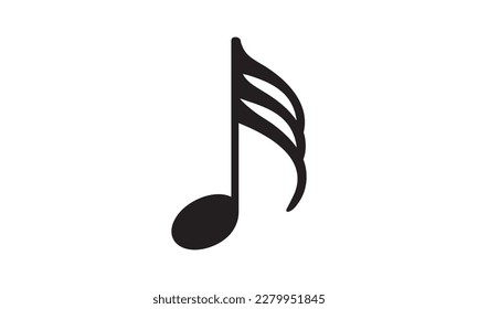 music note icon vector illustration design
