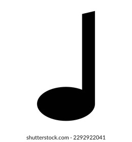 music note icon, music vector, note illustration