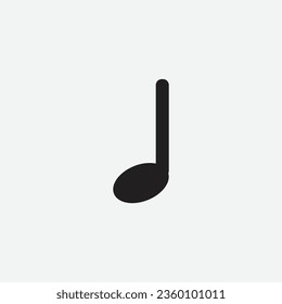 Music Note Icon Vector Illustration Design