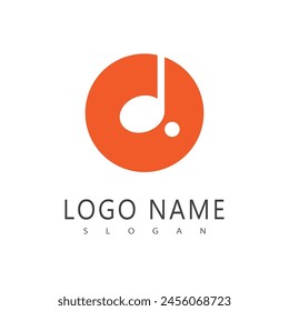 Music note Icon Vector illustration design