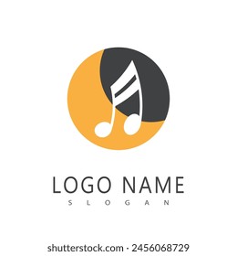 Musiknote Icon Vektorillustration Design