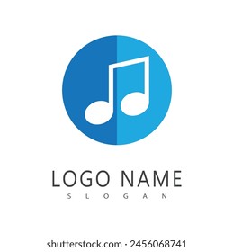 Music note Icon Vector illustration design