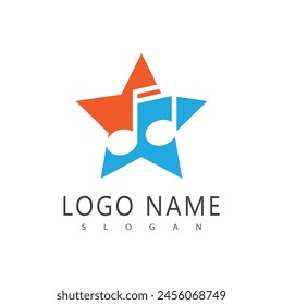 Music note Icon Vector illustration design