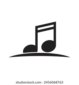 Music note Icon Vector illustration design