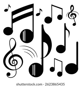 music note icon vector illustration