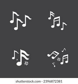 Music Note Icon Vector Images 