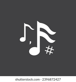 Musikstitel - Symbol für Vektorbilder 