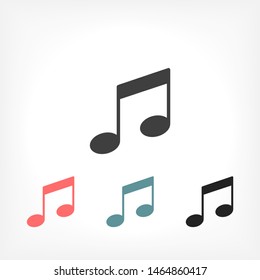 Music note icon - Vector . Lorem Ipsum Illustration design