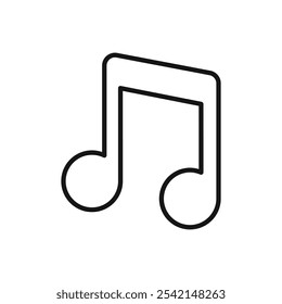 Music note icon vector set collection for web
