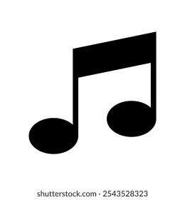 Music Note Icon Vector Symbol Design Illustration